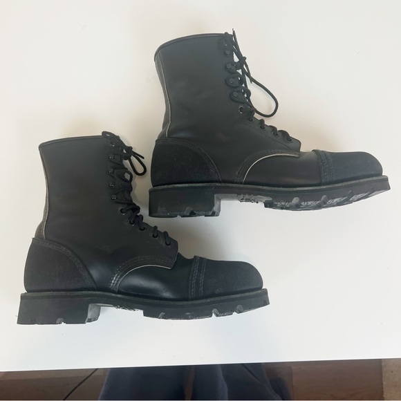 Vintage Red Wing 4420 Ballistic Nylon Steel Toe PT91 Leather Boot 8D Made in USA - Picture 5 of 10